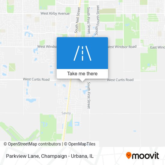 Parkview Lane map