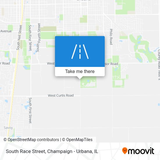 South Race Street map