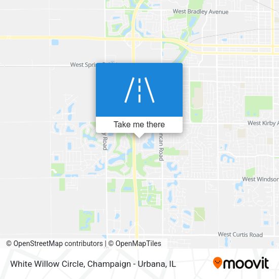 White Willow Circle map