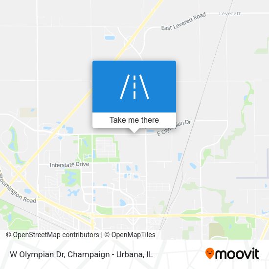 W Olympian Dr map