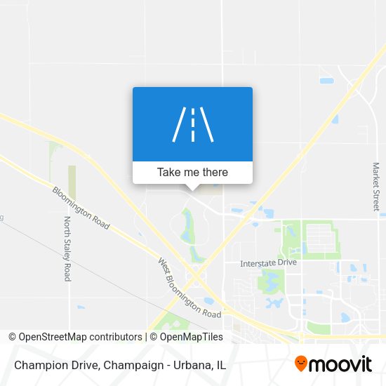 Champion Drive map