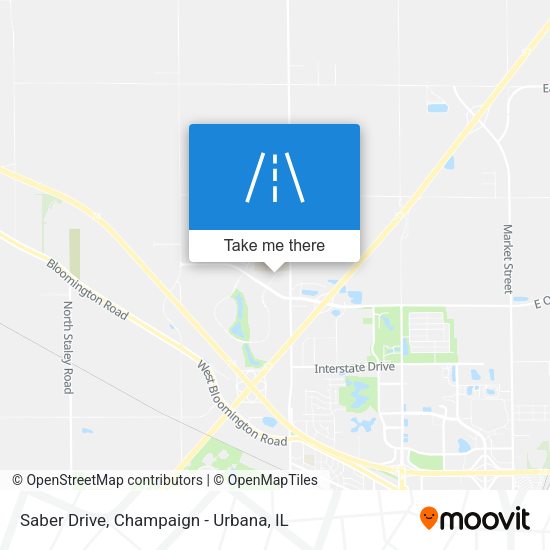 Saber Drive map