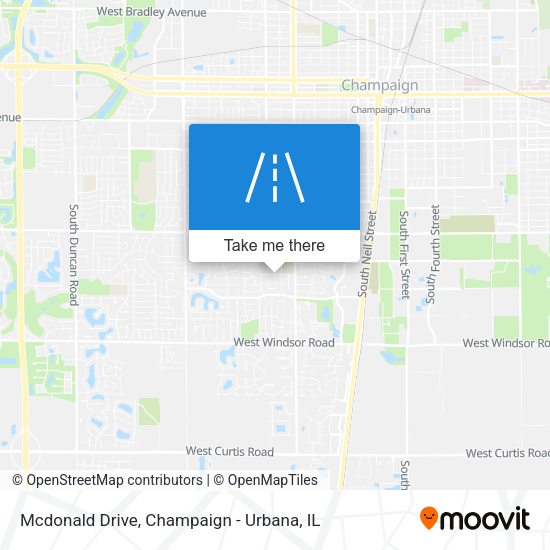 Mapa de Mcdonald Drive