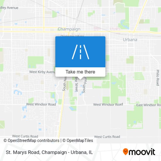 St. Marys Road map