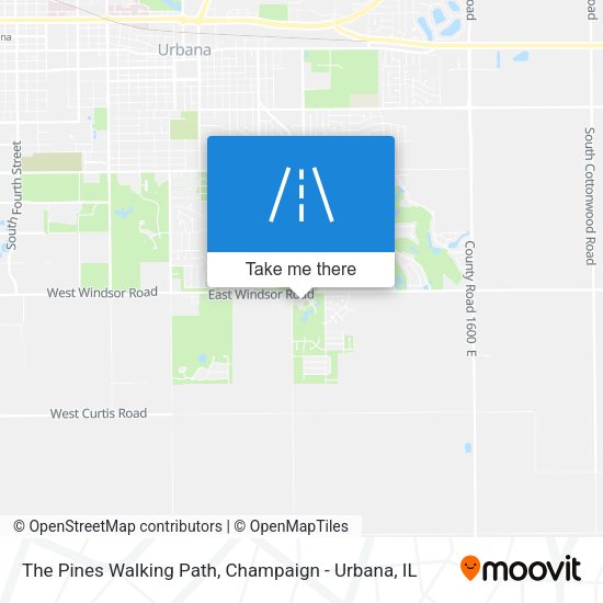 Mapa de The Pines Walking Path