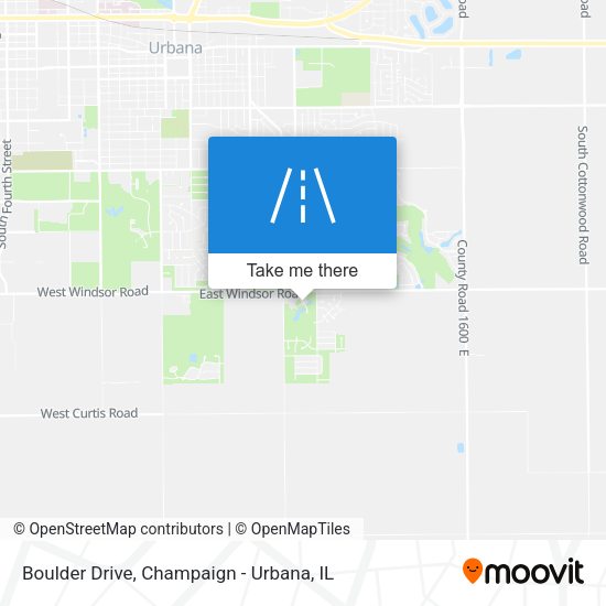 Boulder Drive map