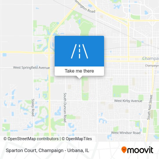 Sparton Court map