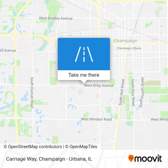 Mapa de Carriage Way