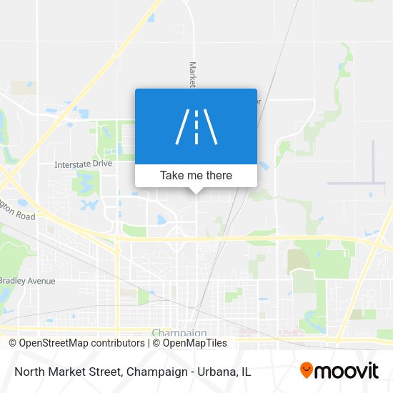 North Market Street map