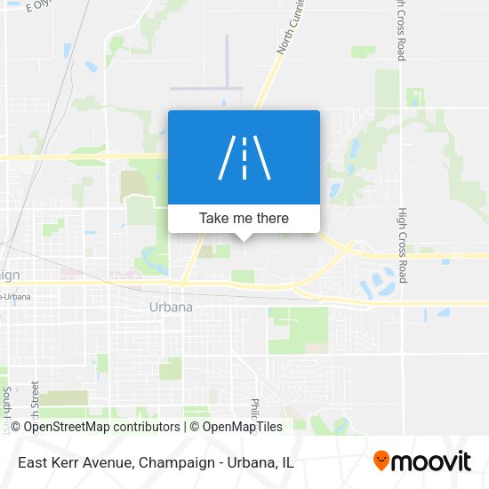 Mapa de East Kerr Avenue