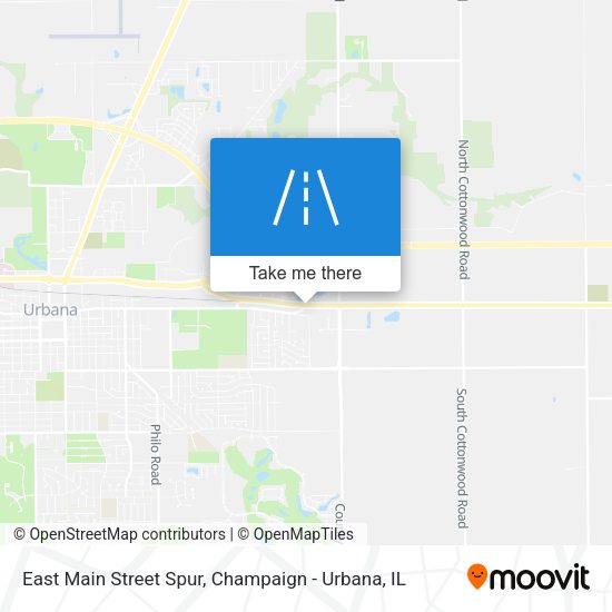 Mapa de East Main Street Spur