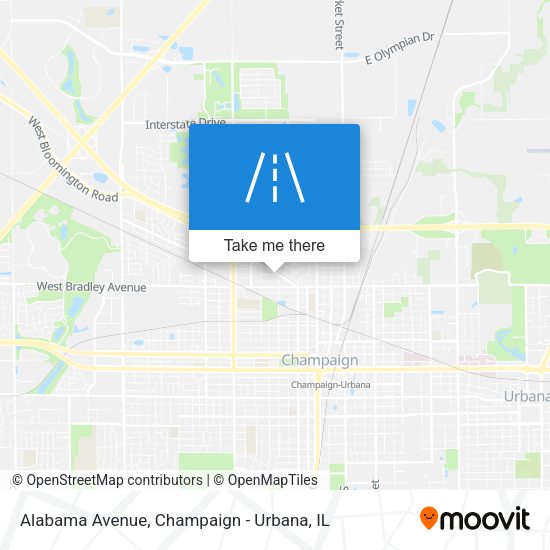Alabama Avenue map
