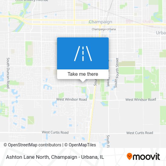 Mapa de Ashton Lane North