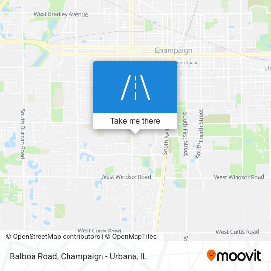 Balboa Road map