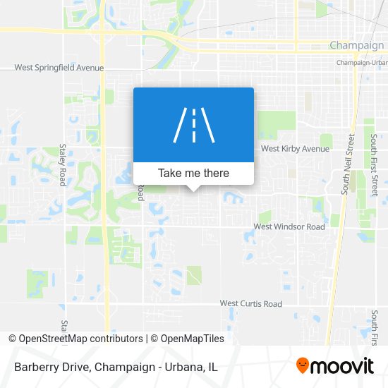Barberry Drive map
