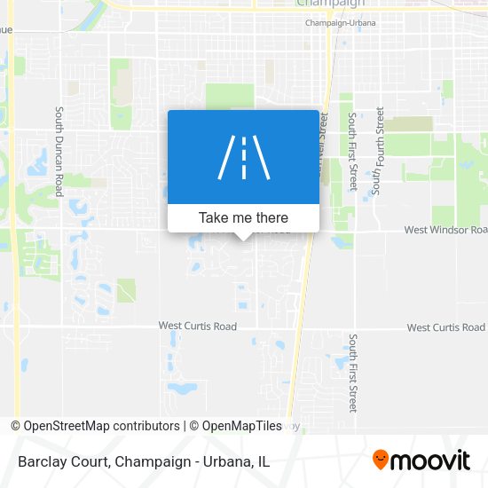 Barclay Court map