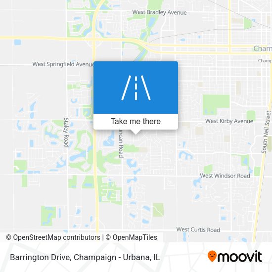 Barrington Drive map