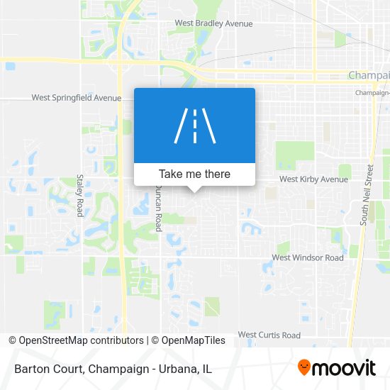 Barton Court map