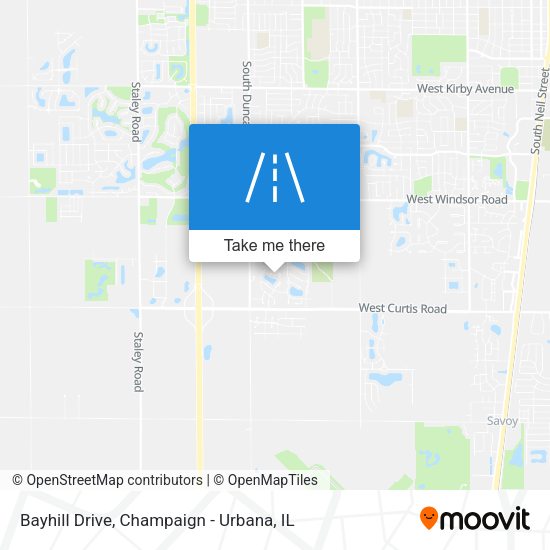 Bayhill Drive map