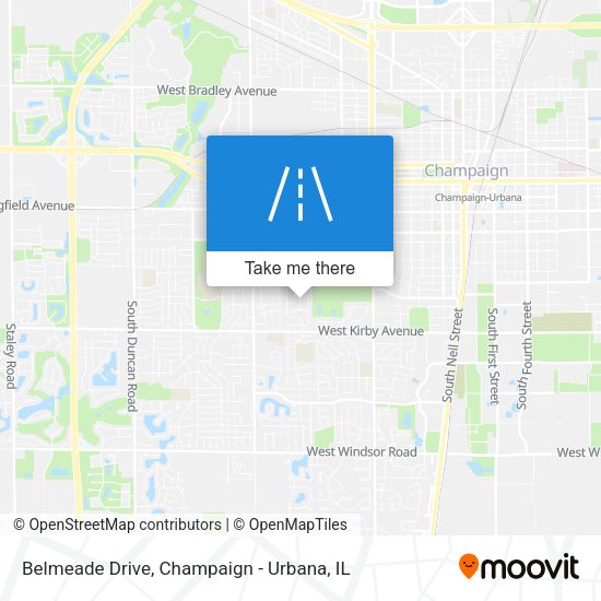 Mapa de Belmeade Drive
