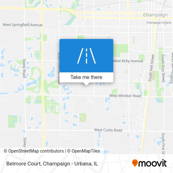 Mapa de Belmore Court