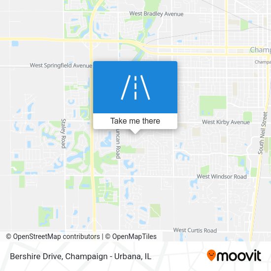 Bershire Drive map