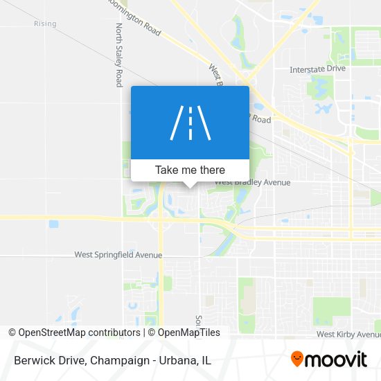Berwick Drive map