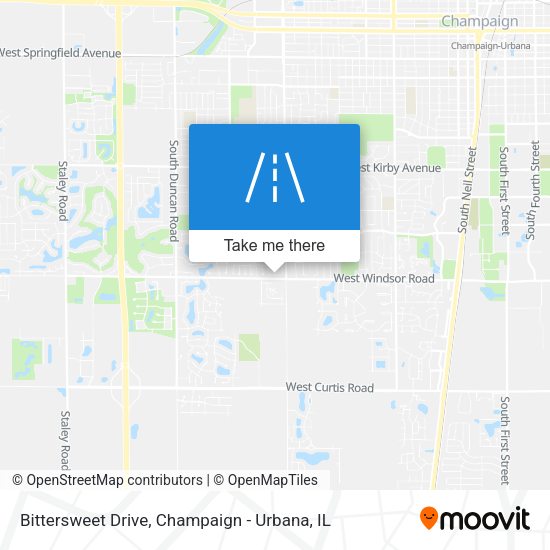 Mapa de Bittersweet Drive
