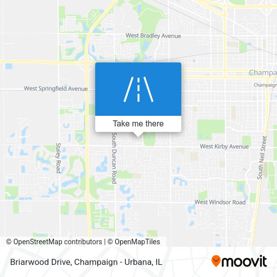 Briarwood Drive map