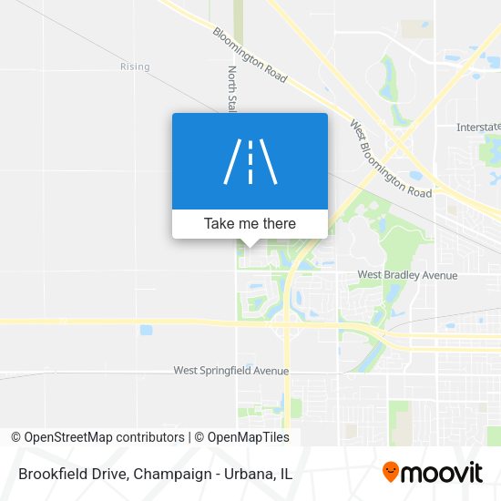 Mapa de Brookfield Drive