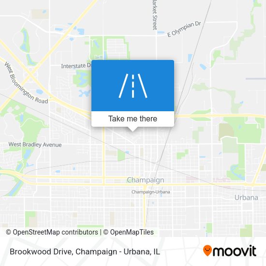Brookwood Drive map
