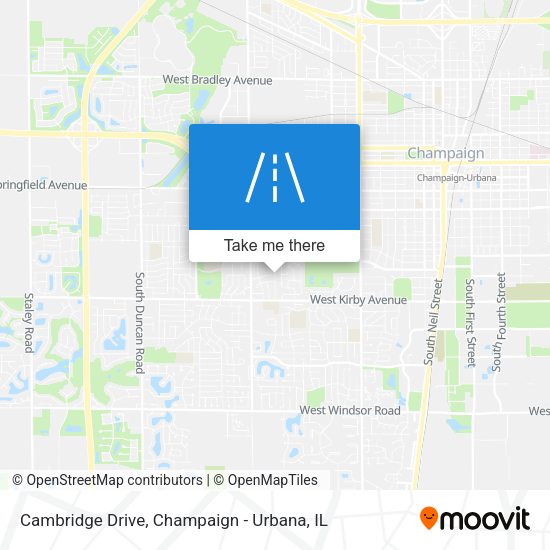 Mapa de Cambridge Drive