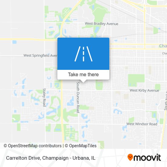 Carrelton Drive map