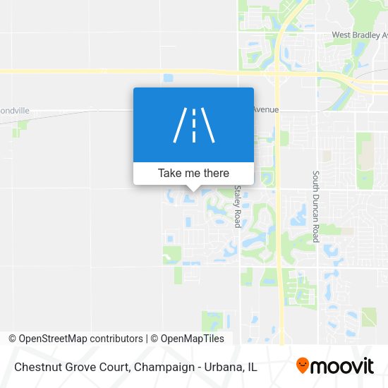 Mapa de Chestnut Grove Court