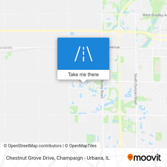 Chestnut Grove Drive map