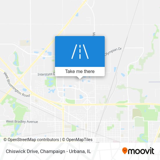 Chiswick Drive map