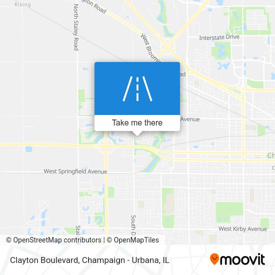 Clayton Boulevard map