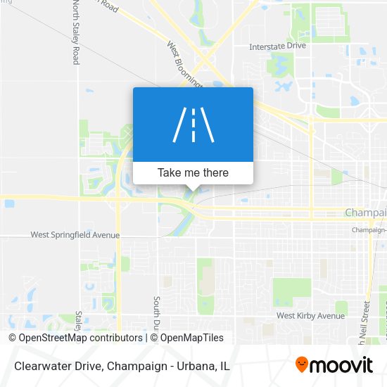 Clearwater Drive map