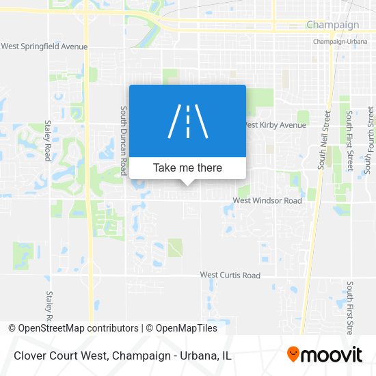 Mapa de Clover Court West