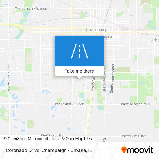 Coronado Drive map