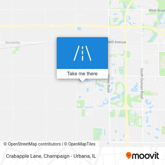 Crabapple Lane map