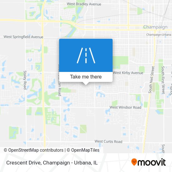 Crescent Drive map
