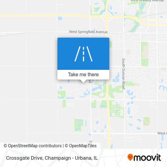 Crossgate Drive map