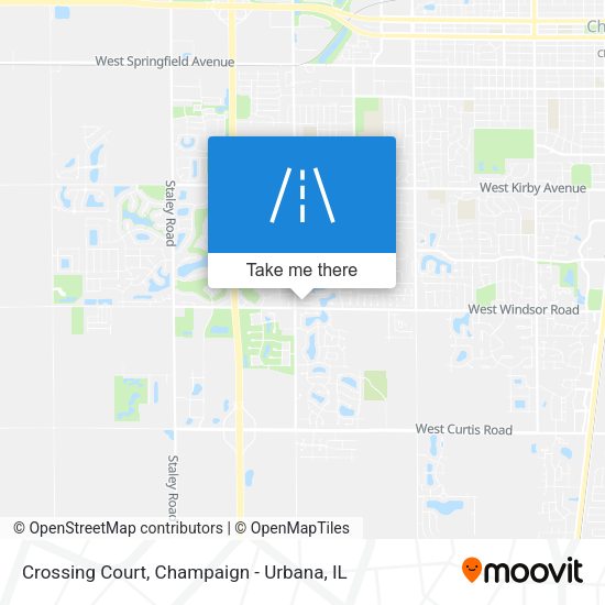Crossing Court map