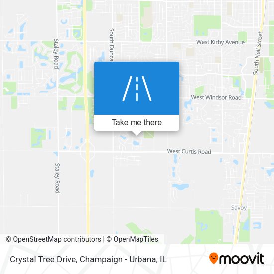 Crystal Tree Drive map