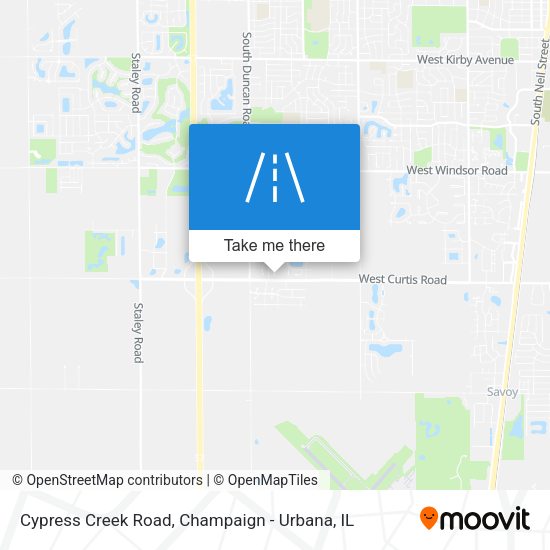 Cypress Creek Road map