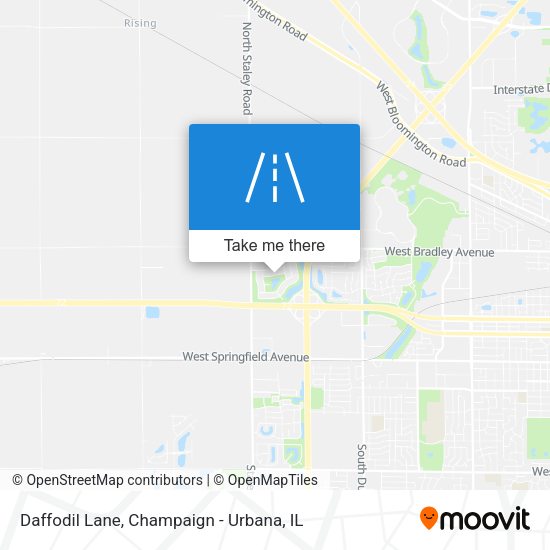 Mapa de Daffodil Lane