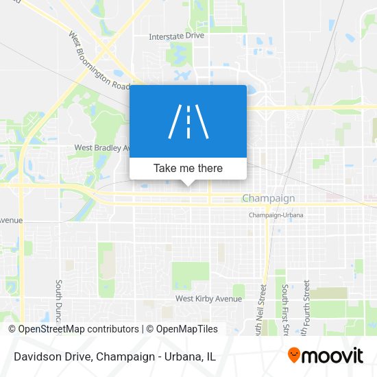Davidson Drive map