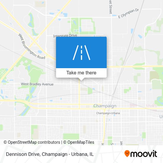 Mapa de Dennison Drive