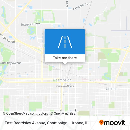 East Beardsley Avenue map